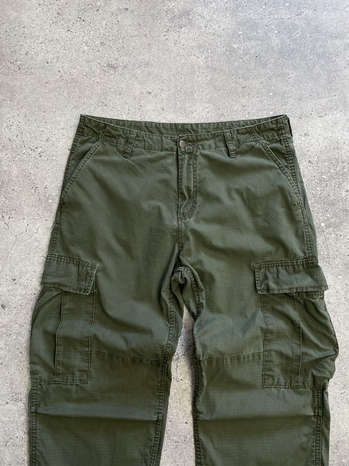 Nike × Vintage Vintage Regular Carhartt CargoJeans Pants Y2K Baggy Fit Size US 32 / EU 48 - 9 Thumbnail