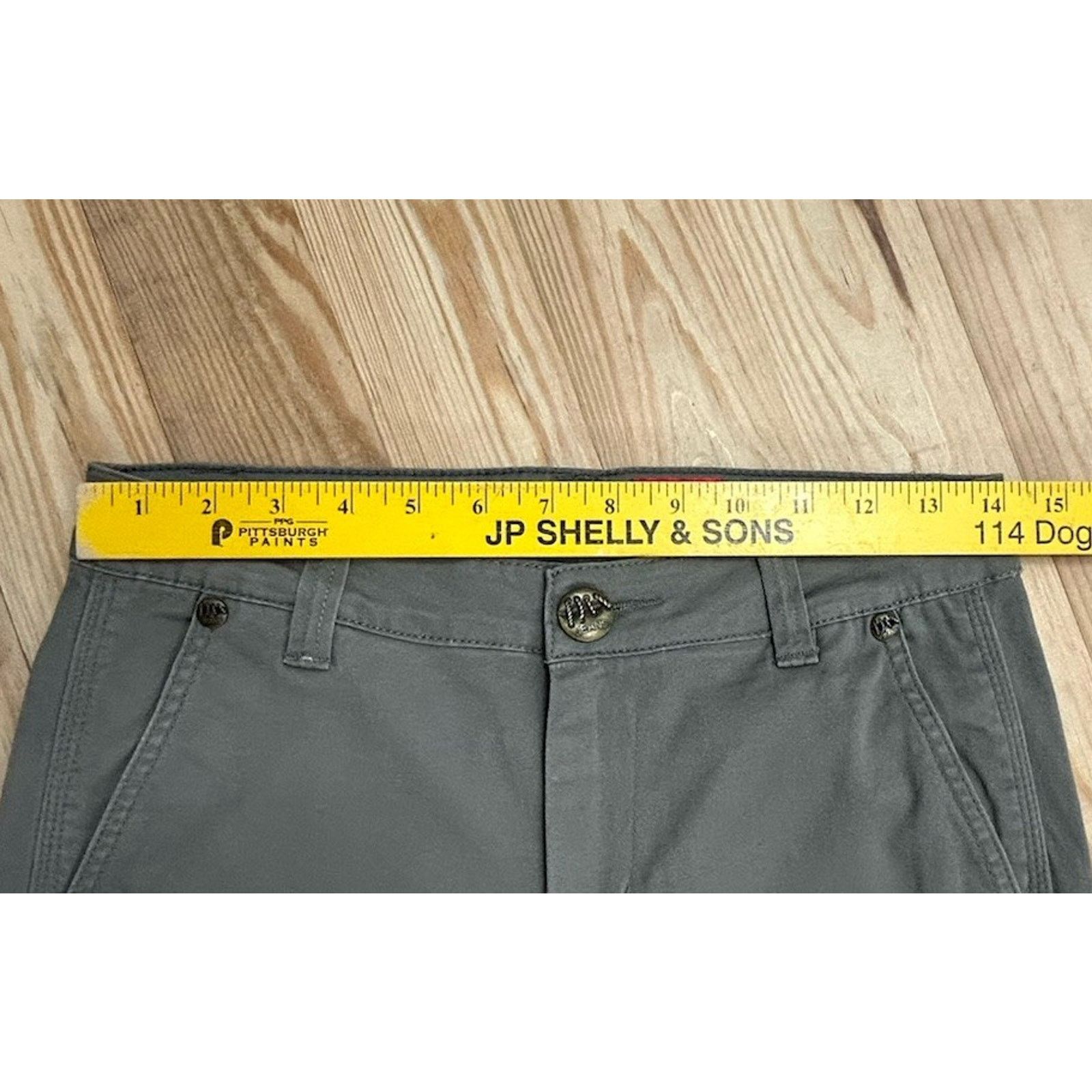 Other V CHRISTINA Sage Green Jeans Stretch Sage Green 2 EUC. Size 26" / US 2 / IT 38 - 3 Thumbnail