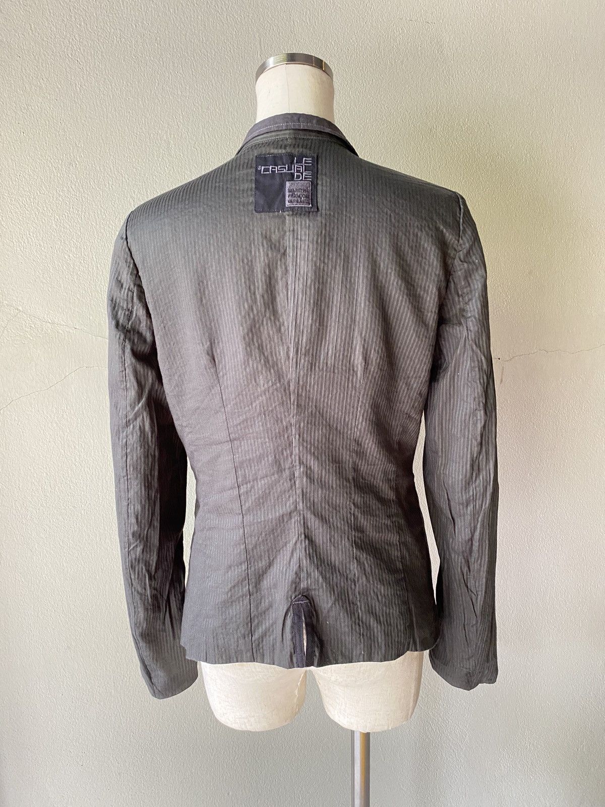 Marithe + Francois Girbaud Marithe Francois Girbaud women blazer in light and dark gray Size S / US 4 / IT 40 - 5 Thumbnail