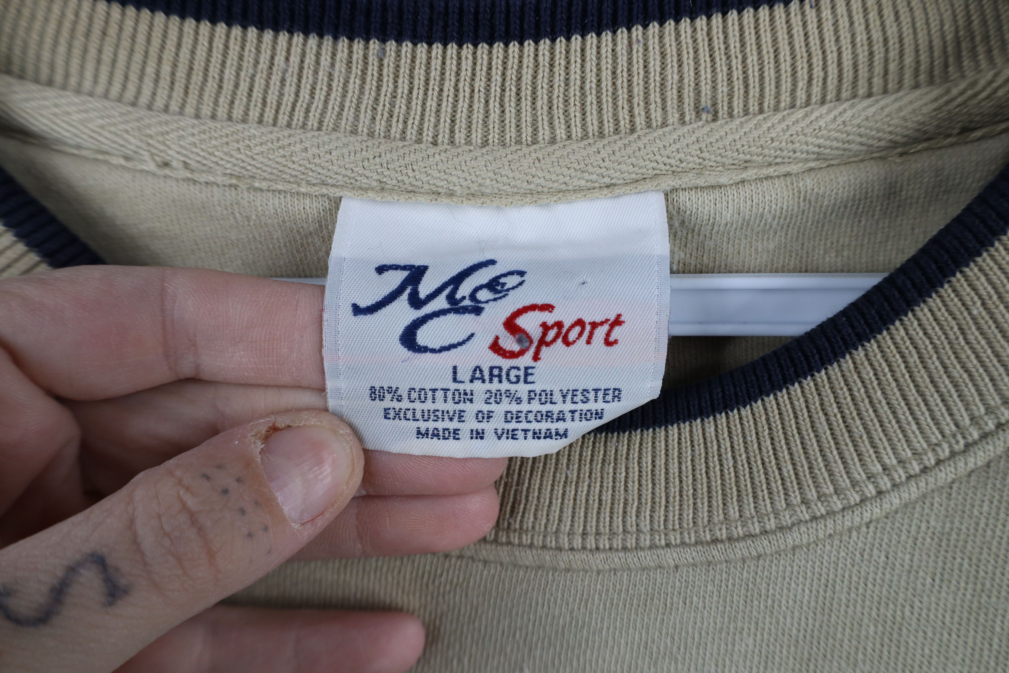 Vintage Vintage 90s Streetwear Diamond Golf Crewneck Sweatshirt Size US L / EU 52-54 / 3 - 5 Thumbnail