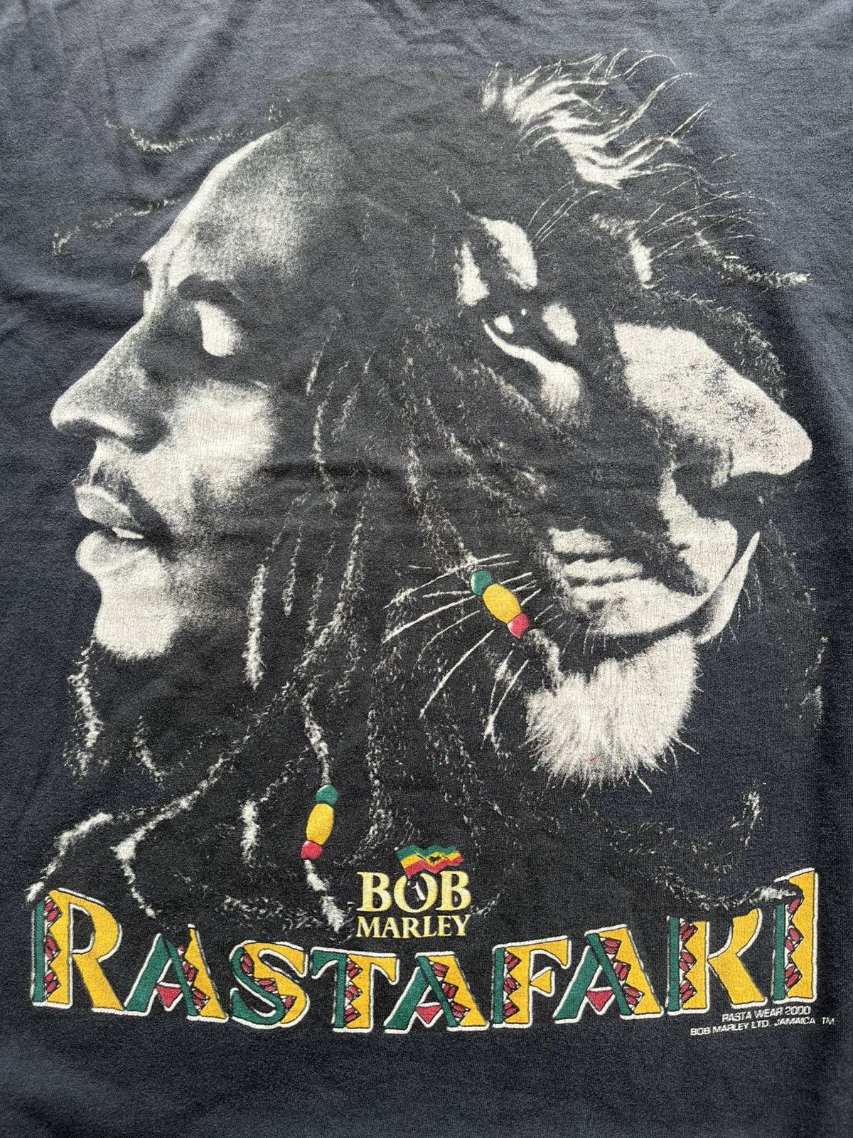 Bob Marley Bob Marley t shirt 2000’s Size US XL / EU 56 / 4 - 2 Thumbnail