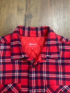 Supreme Quilted Flannel | Grailed