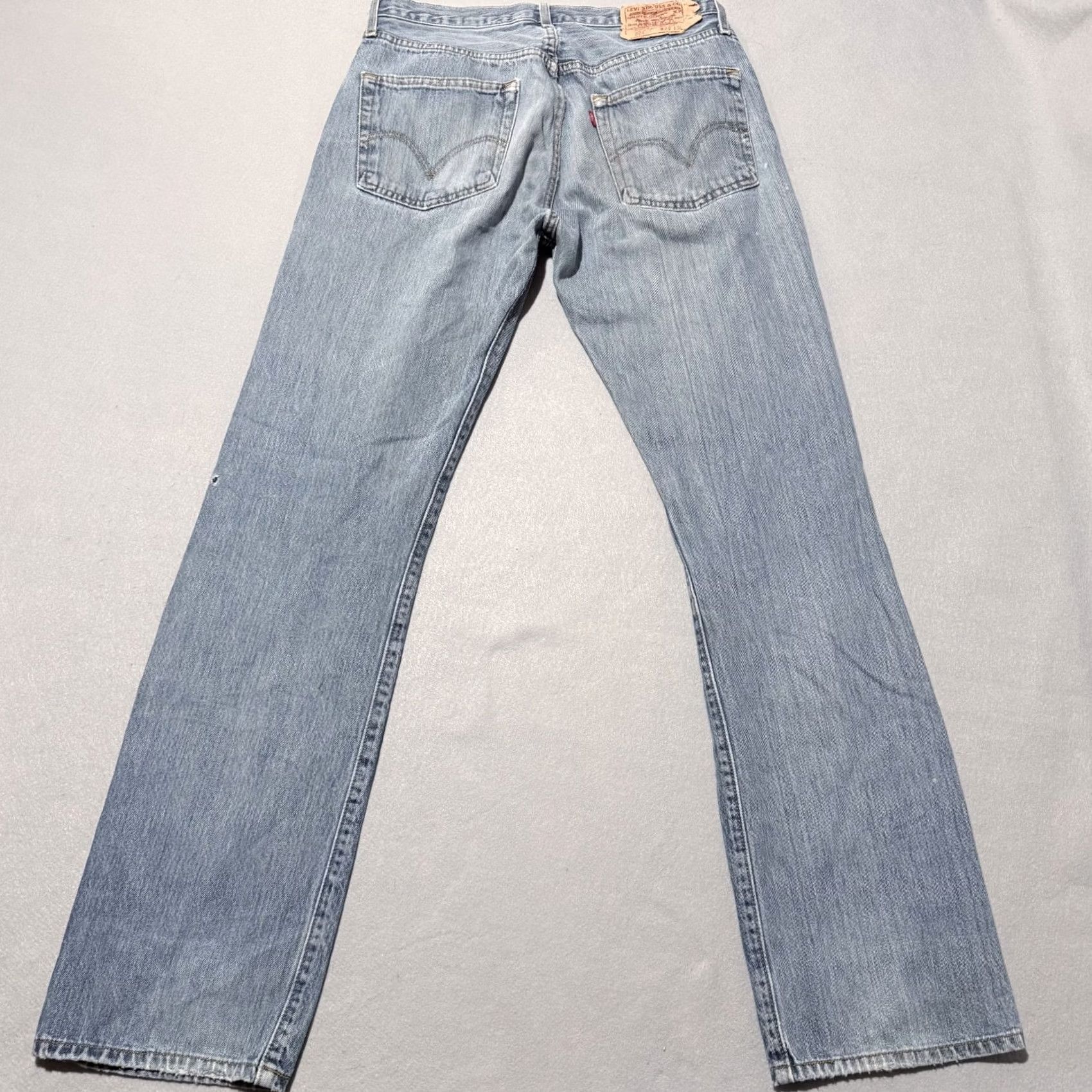 Levi's VINTAGE Levi's 501 Original Jeans Men Blue Denim Distressed Straight Fit - 34X36 Size US 34 / EU 50 - 2 Thumbnail