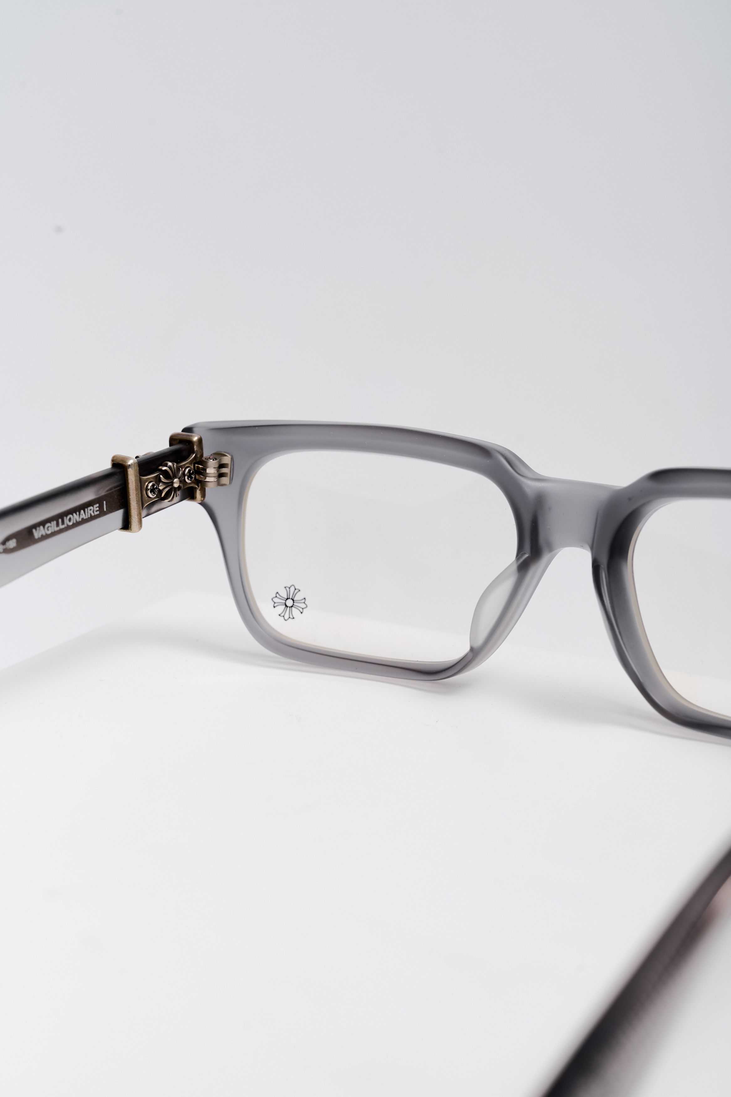Chrome Hearts CHROME HEARTS VAGILLIONAIRE II MATTE GRAPHITE GLASSES Size ONE SIZE - 8 Thumbnail