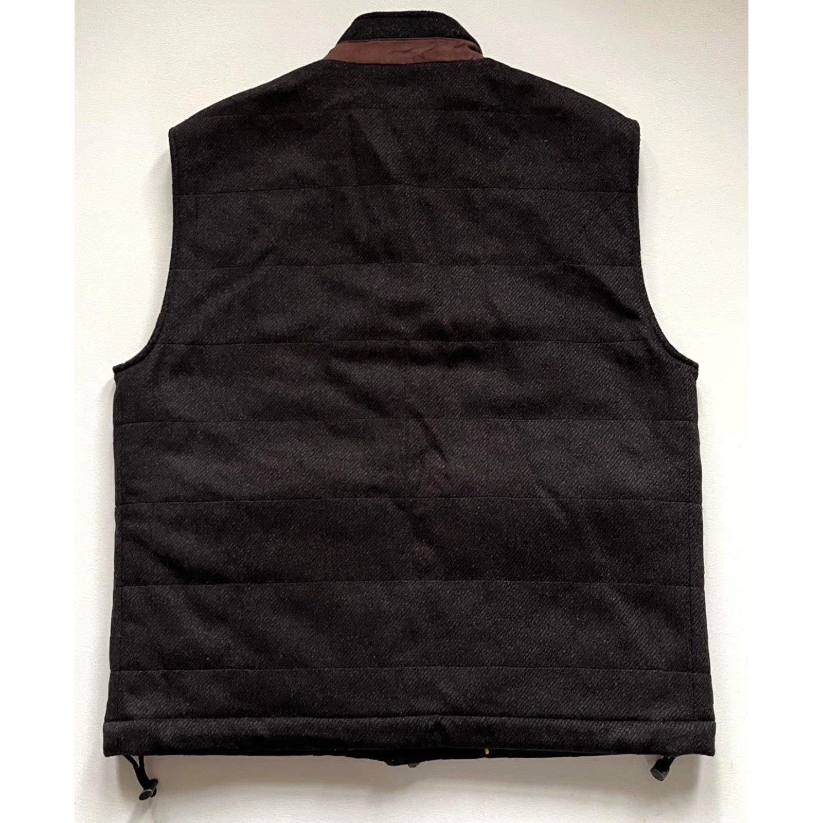 Robert Talbott VINTAGE Robert Talbott Mariposa Vest Wool Cashmere Full Zip Mens M Brown Solid City Classic Designer Size US M / EU 48-50 / 2 - 5 Thumbnail