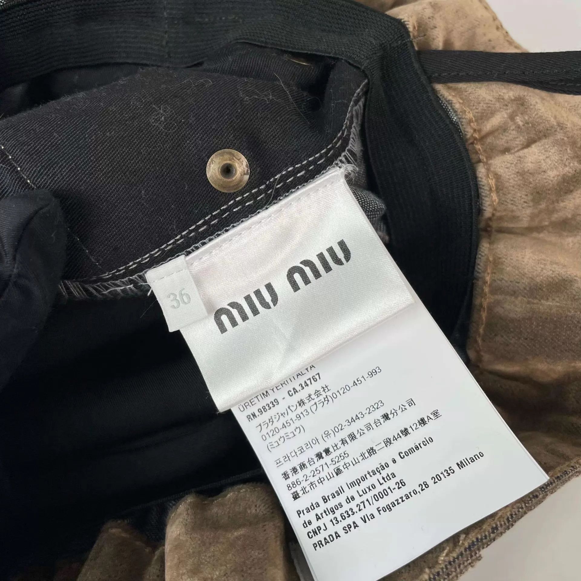 Miu Miu MIU MIU 36 Pants Size 25" / US 0 / IT 36 - 5 Thumbnail
