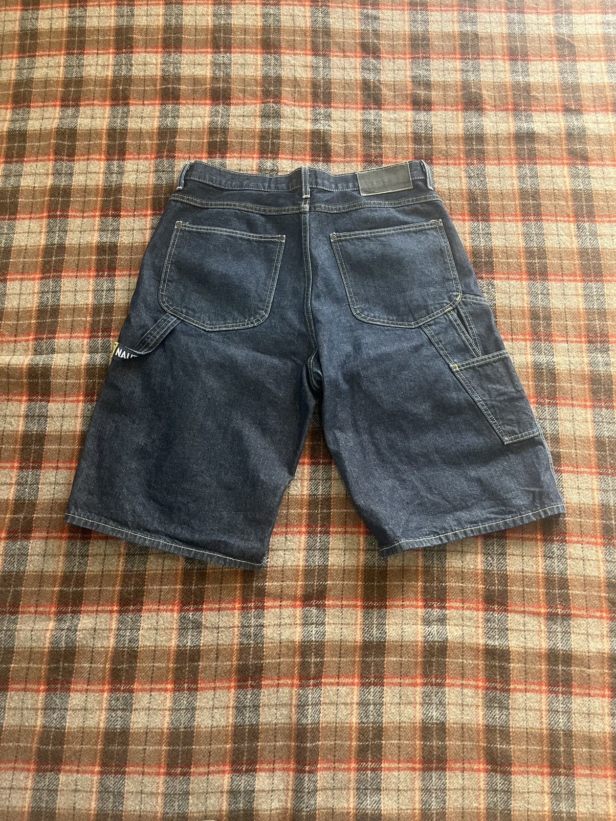 Nautica Y2K 2000’s Nautica Jeans Company Baggy Oversized Denim jorts Size US 35 - 7 Thumbnail