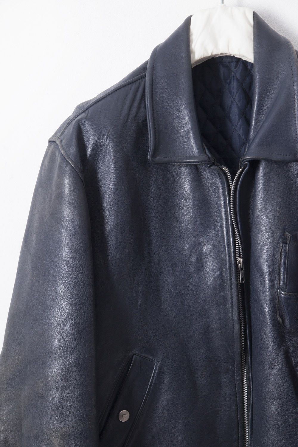 Vintage Vintage 1980's French PN leather aviator jacket Size US L / EU 52-54 / 3 - 2 Thumbnail