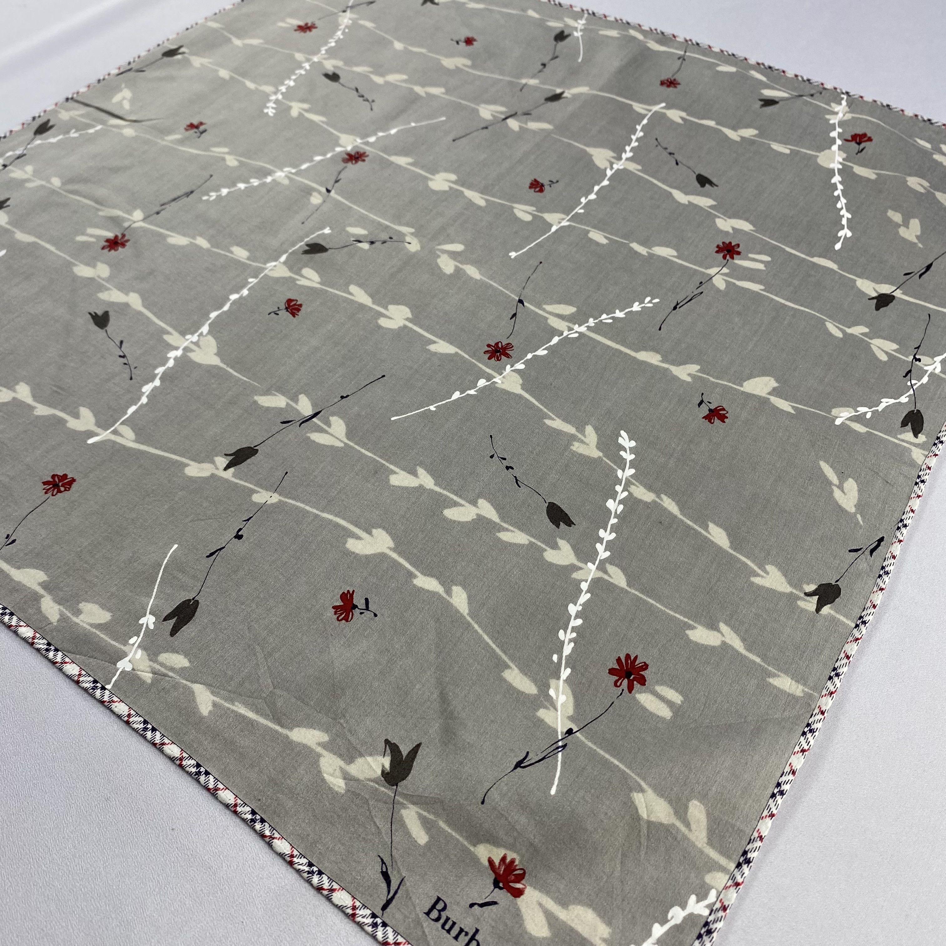Burberry × Vintage Burberry Handkerchief / Neckerchief / Bandana-P949 Size ONE SIZE - 3 Thumbnail