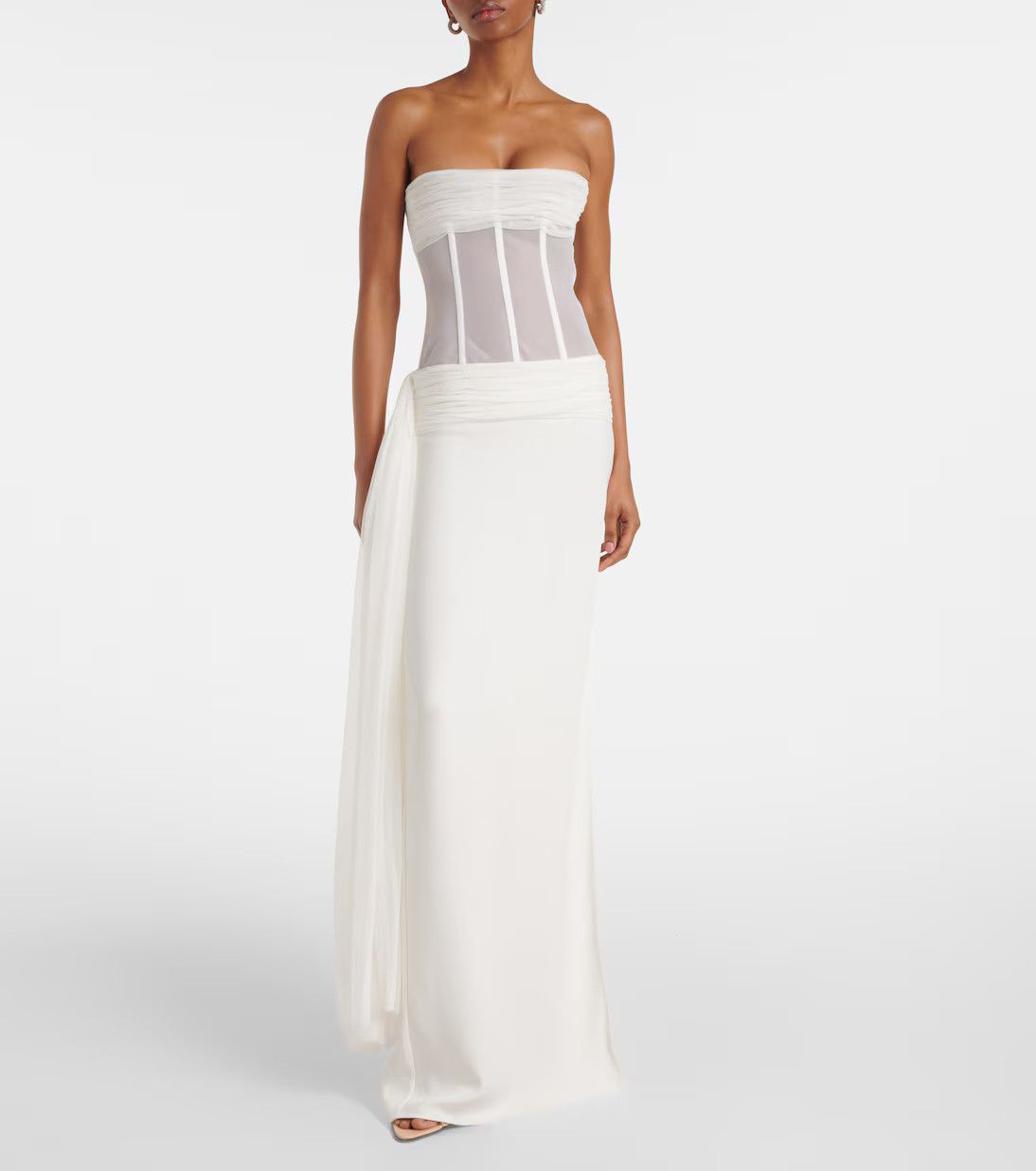 Christopher Esber Veiled Corset Dress Size XS / US 0-2 / IT 36-38 - 1 Thumbnail