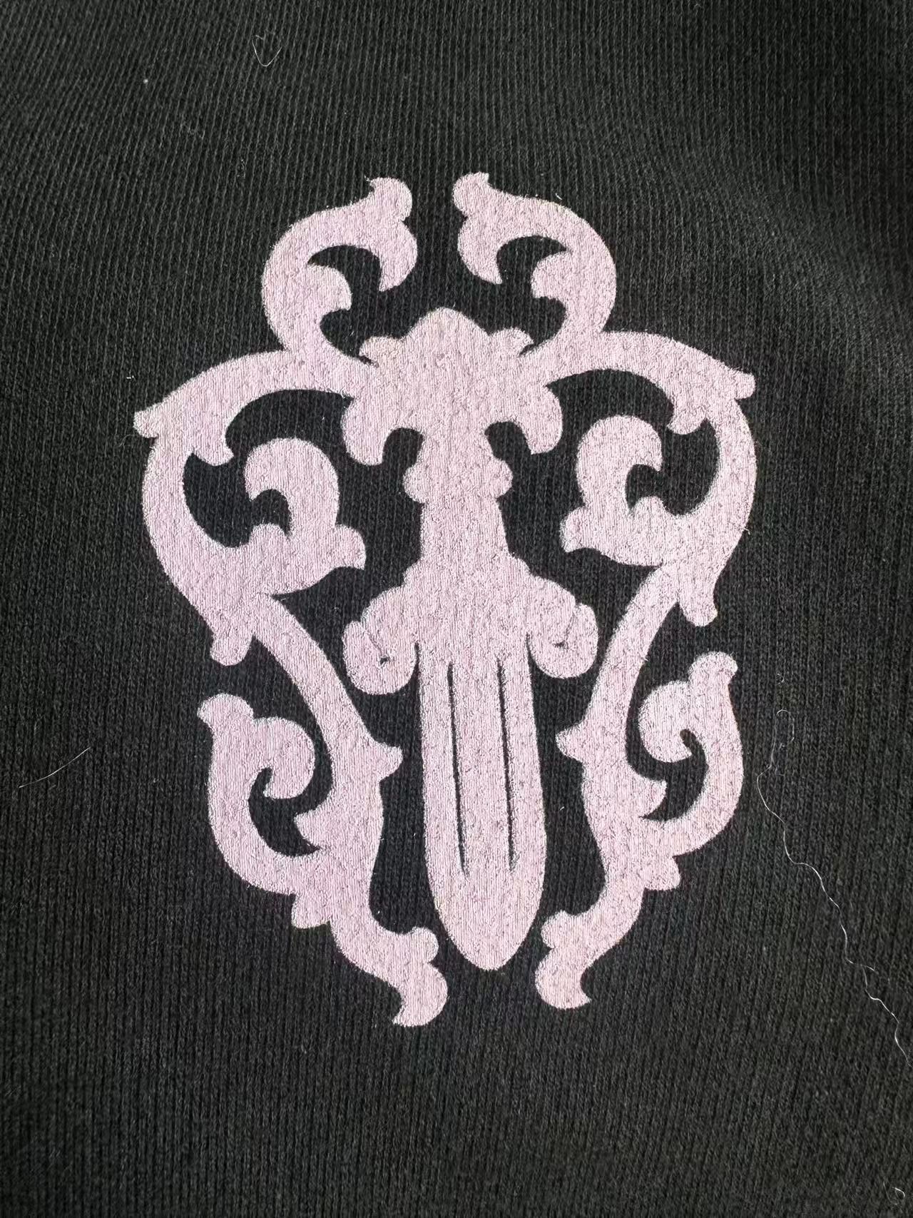 Chrome Hearts Chrome Hearts Deadly Doll Dagger Logo Sweatpants Size 35" - 7 Thumbnail