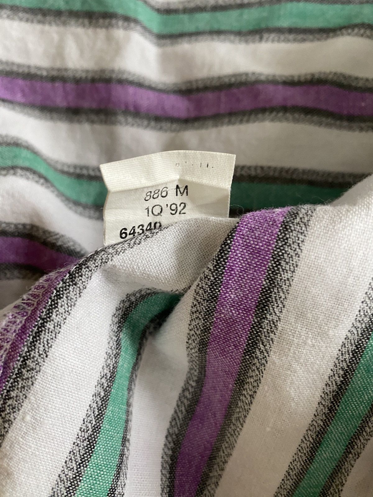 Dockers × Vintage Vintage ‘92 Dockers Oversized Stripe Short Sleeve Button Up Size US M / EU 48-50 / 2 - 13 Thumbnail