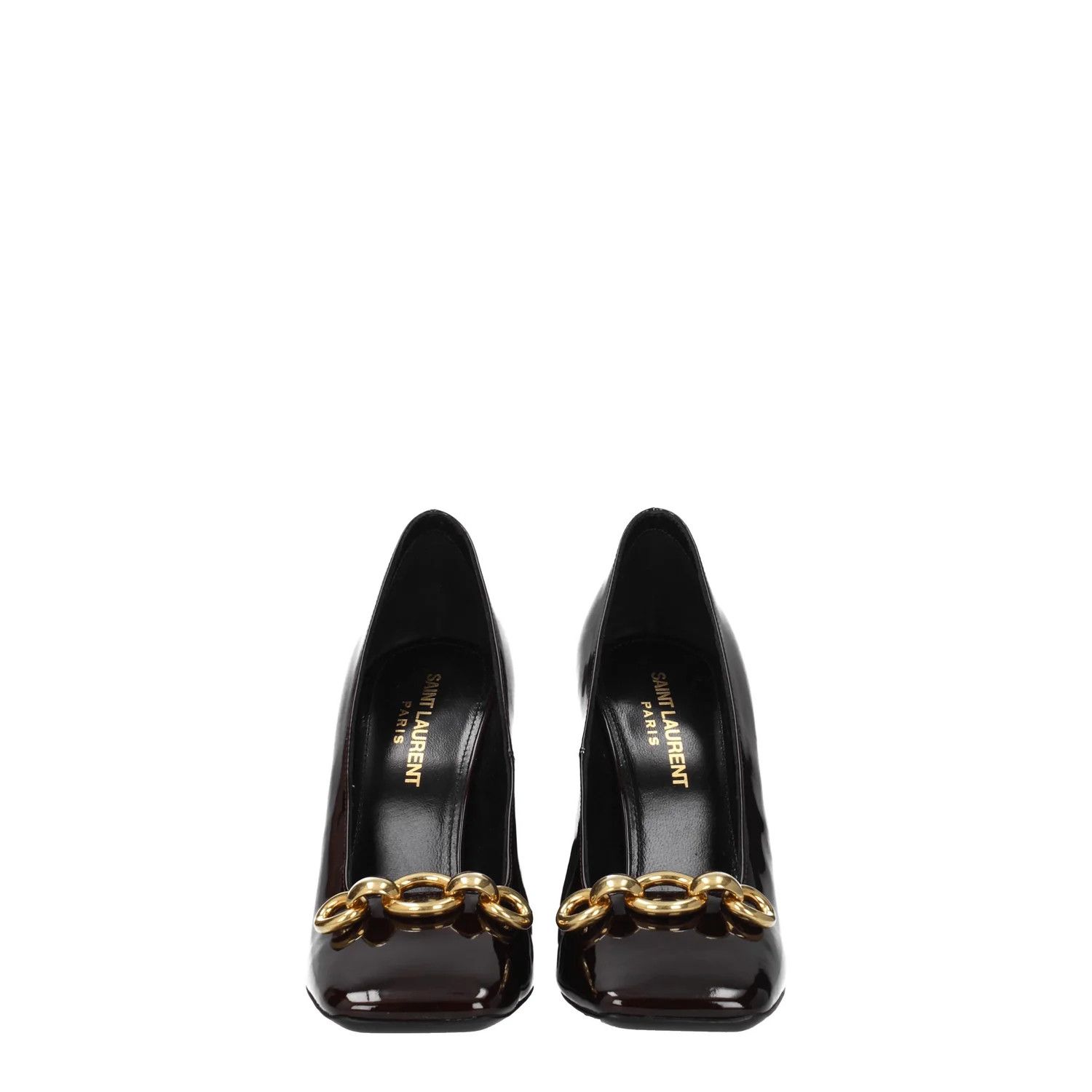 Saint Laurent Paris ob1o1e1224 Patent Leather Pumps in Burgandy Size US 6 / IT 36 - 3 Thumbnail