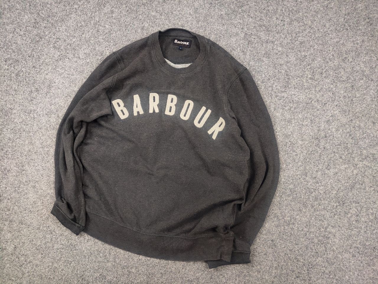 Barbour Barbour prep logo crew neck Dark sweatshirt Vintage Style Size US S / EU 44-46 / 1 - 4 Thumbnail