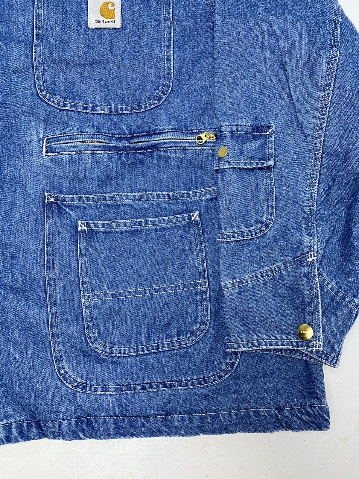 Carhartt Wip Chore Coat Max denim Jacket Carhartt Wip x new L Size US XXL / EU 58 / 5 - 4 Thumbnail