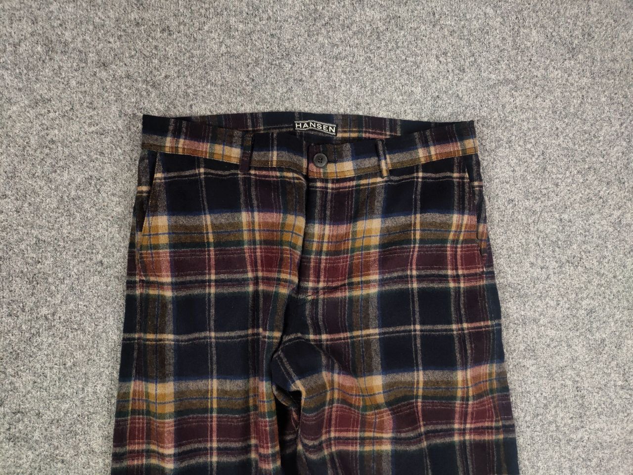HANSEN Garments Hansen Garments Pyge Wool Blend Check Cropped Casual Pants Size US 32 / EU 48 - 7 Thumbnail