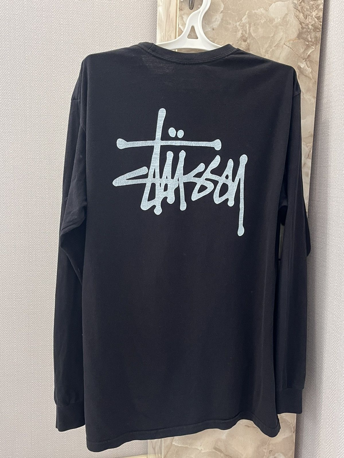 Stussy × Vintage Vintage Stussy longsleeve T-shirt logo streetwear sk8 Size US L / EU 52-54 / 3 - 4 Thumbnail