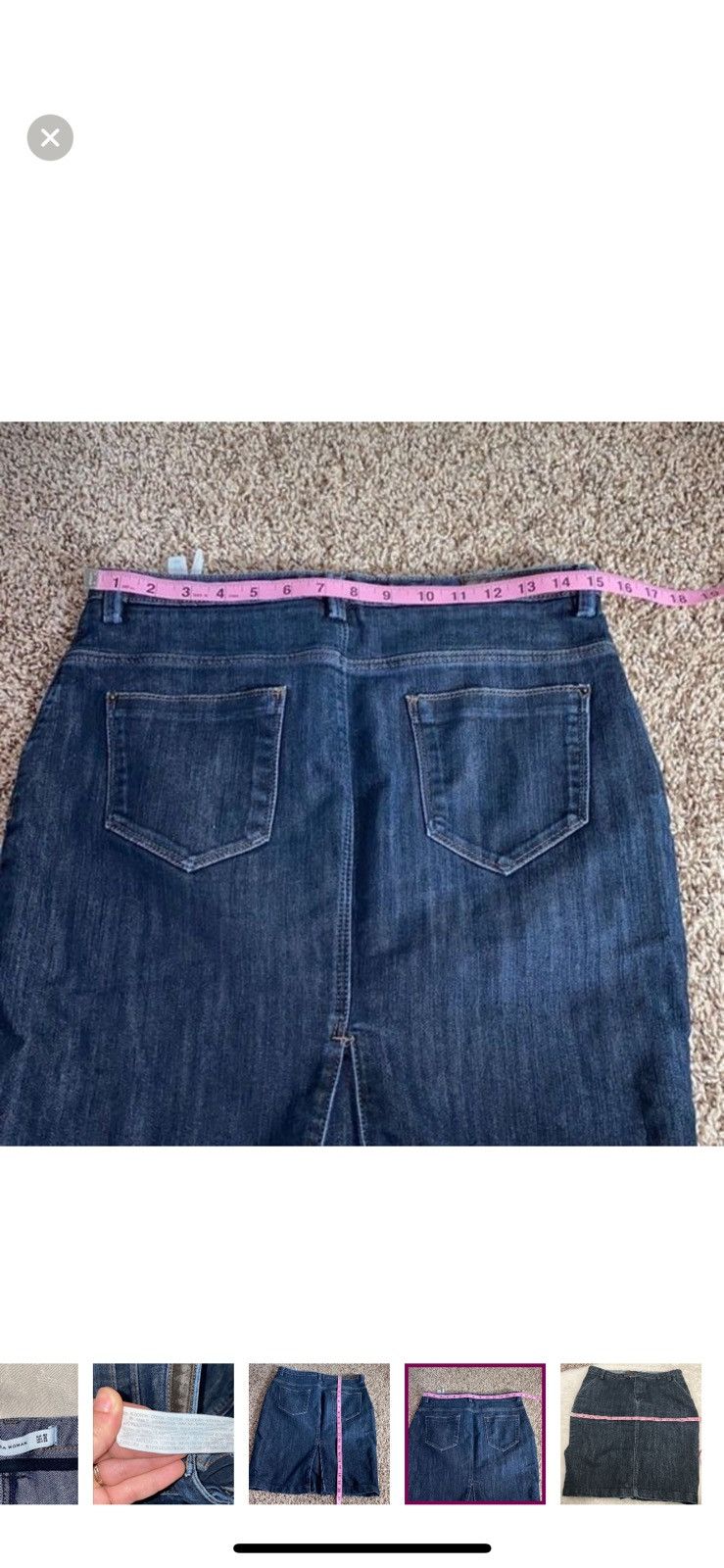 Zara Zara denim pencil skirt size 10 Size 32" / US 10 / IT 46 - 7 Thumbnail