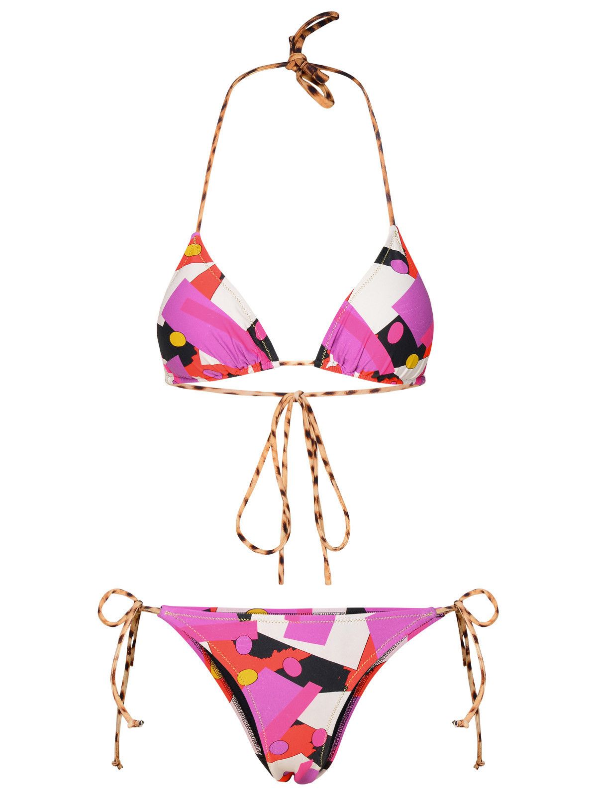 image of Reina Olga 'miami' Multi Polyamide Blend Bikini Set, Women's (Size Medium)
