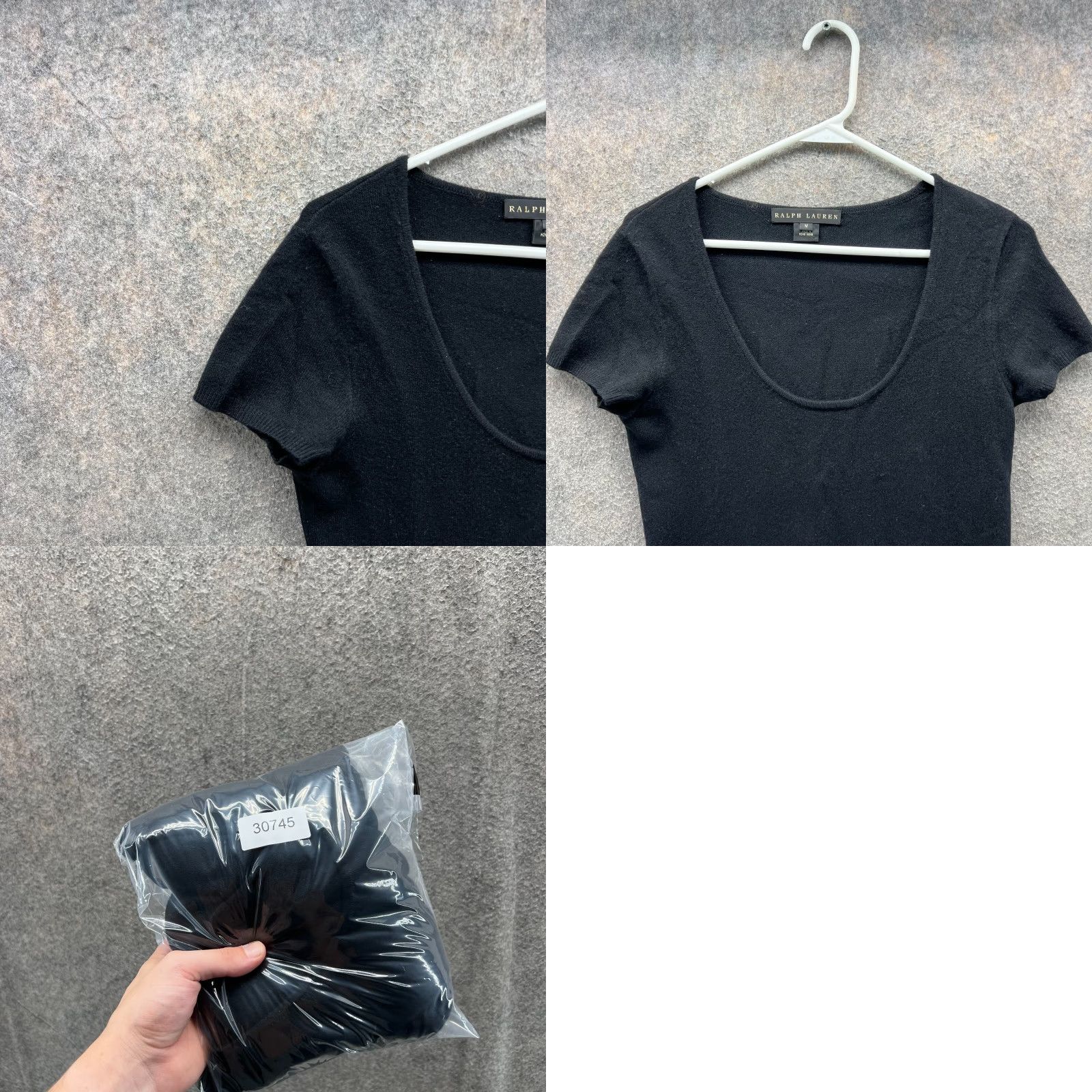 Ralph Lauren VINTAGE Ralph Lauren Black Label Dress Womens Medium Black Label Stretch-Cotton Blend Tee A line Dress Size M / US 6-8 / IT 42-44 - 8 Thumbnail