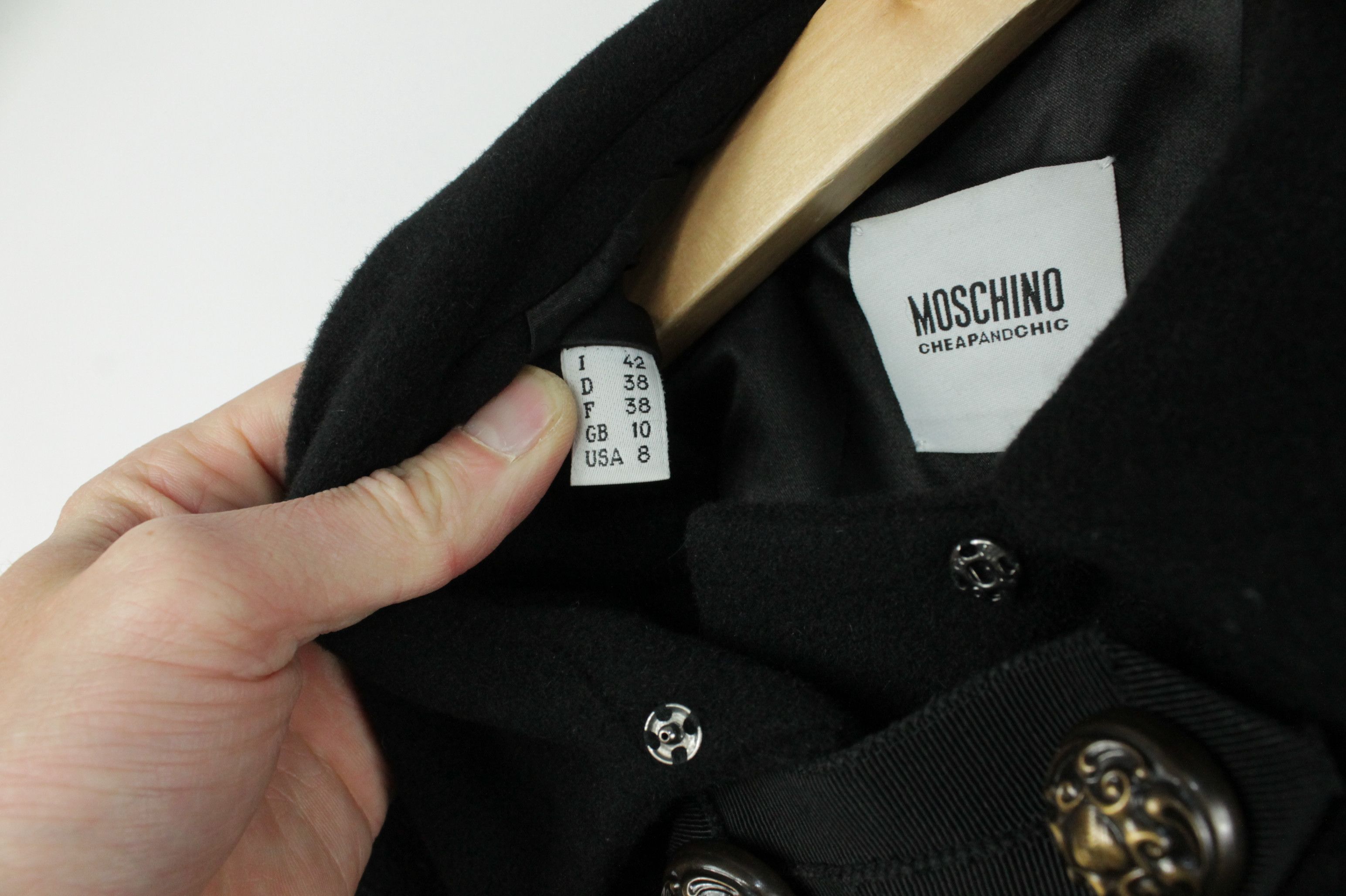 Moschino Moschino Cheap And Chic Angora Wool Military Jacket Women's Size M / US 6-8 / IT 42-44 - 7 Thumbnail