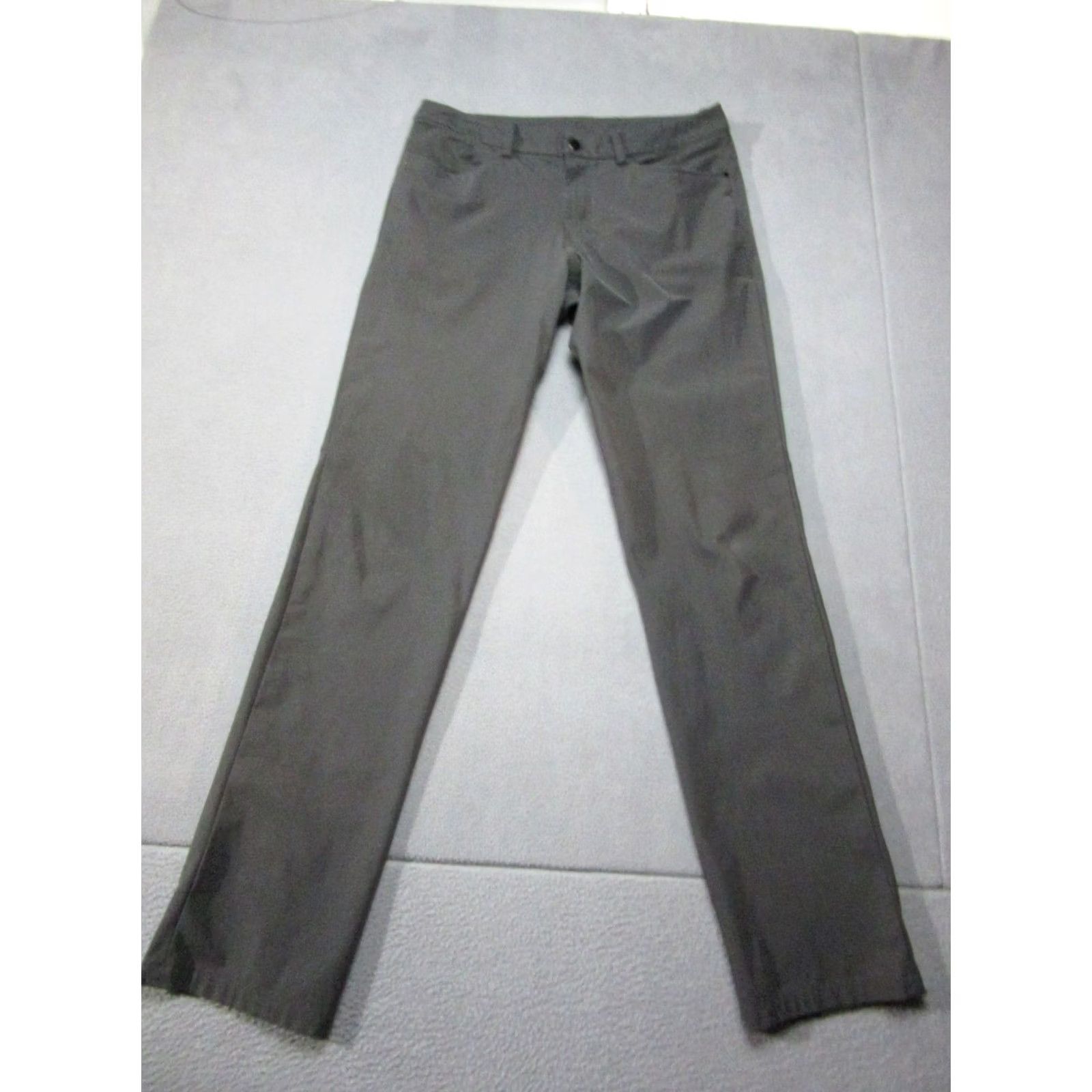 Lululemon Lululemon ABC Pants Mens 33 Obsidian Dark Gray Classic Fit Low Rise 5 Pockets Size US 33 - 2 Thumbnail