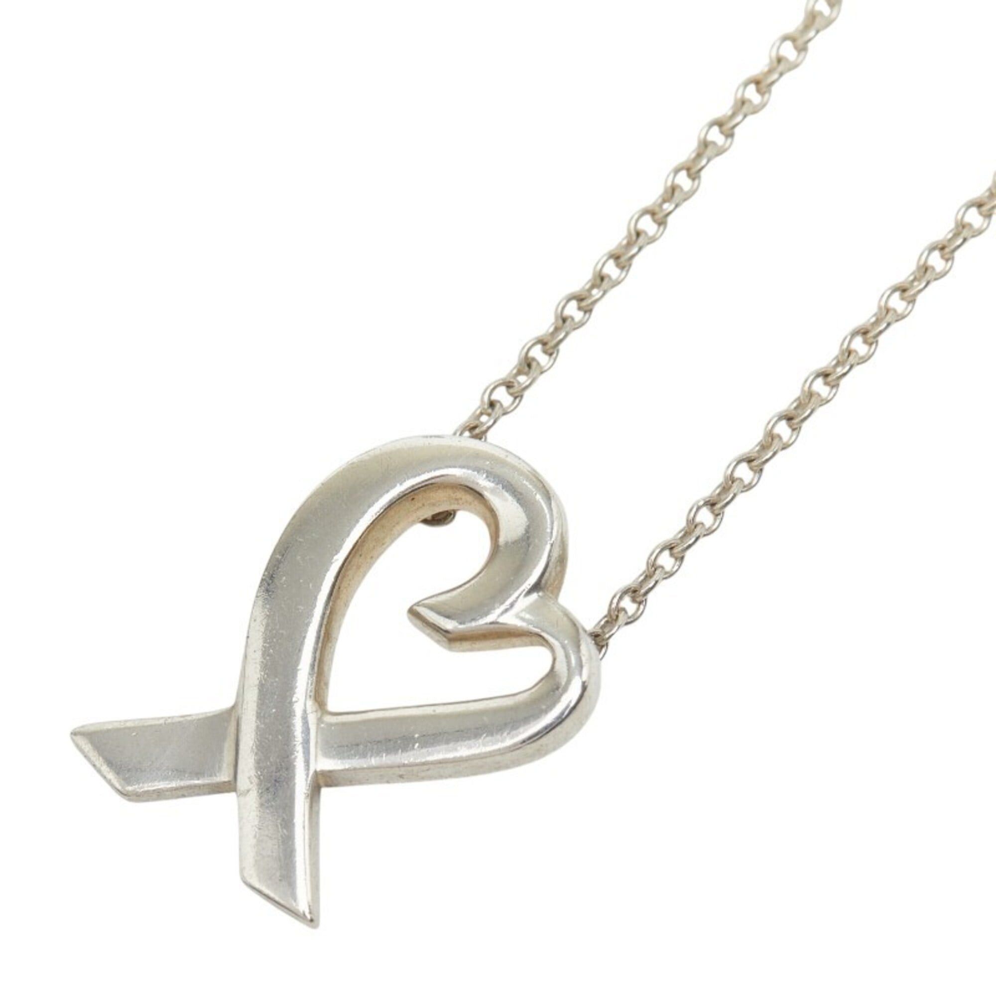 Tiffany & Co. Tiffany & Co. Paloma Picasso Loving Heart Necklace, SV925 Silver, Women's. Size ONE SIZE - 1 Thumbnail