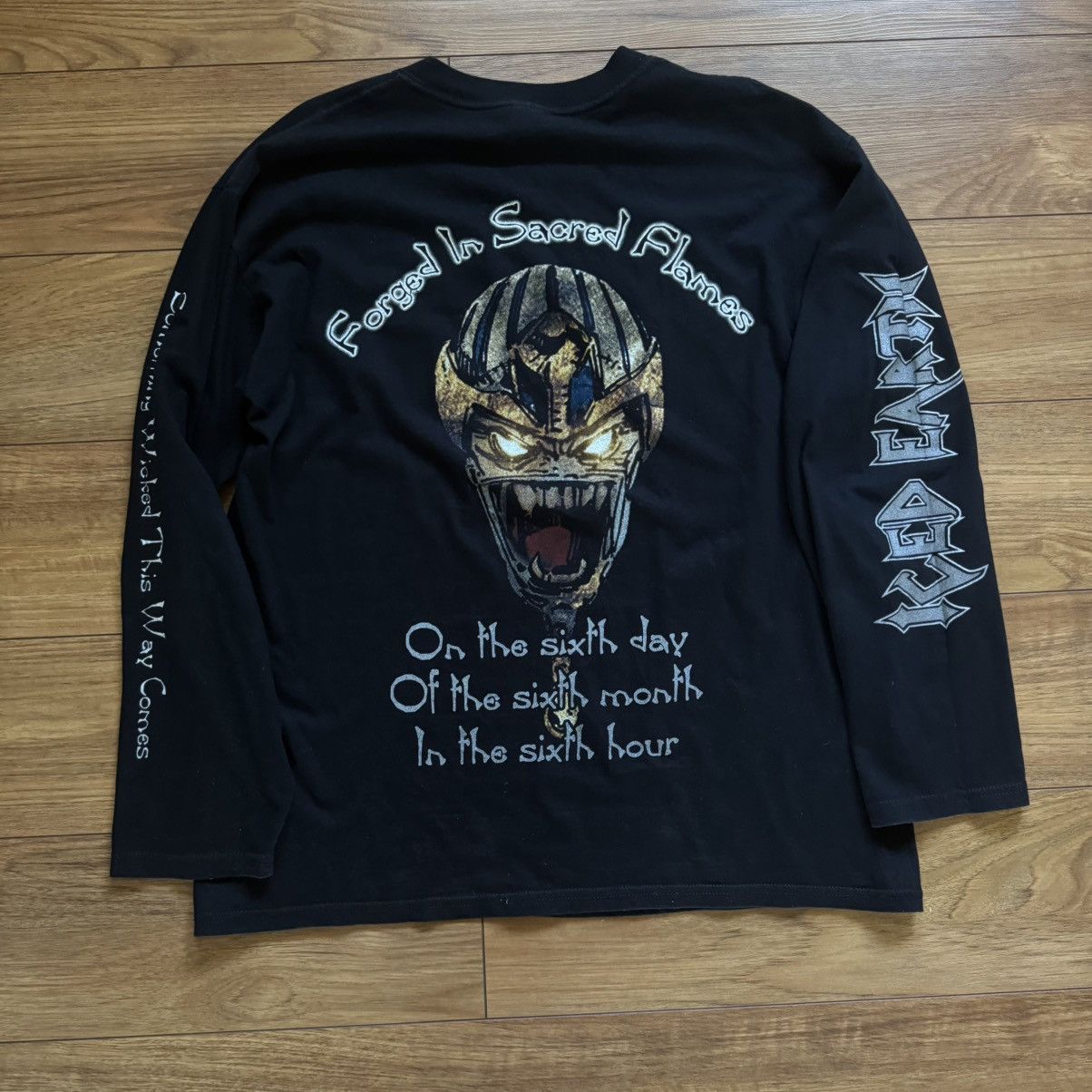 Gildan Vintage 2004’ Iced Earth vintage longsleeve shirt Size US XL / EU 56 / 4 - 2 Thumbnail