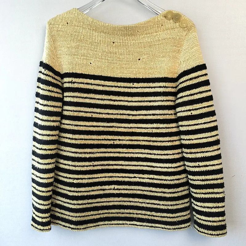 Dior Dior Striped Wool Pullover Sweater 0089 Size S / US 4 / IT 40 - 1 Thumbnail