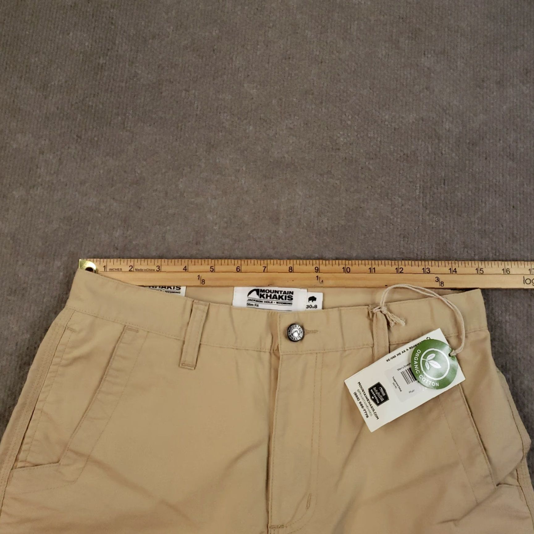 Mountain Khakis Mountain Khakis Shorts Mens Size 30 Khaki Beige Stretch Poplin Slim Fit Casual Chino Size US 30 / EU 46 - 6 Thumbnail