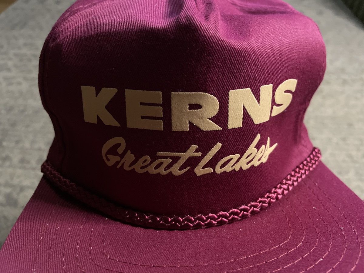 Vintage KERNS Great Lakes HAT CAP Michigan Roped SnapBack vintage 🔥 Size ONE SIZE - 3 Thumbnail