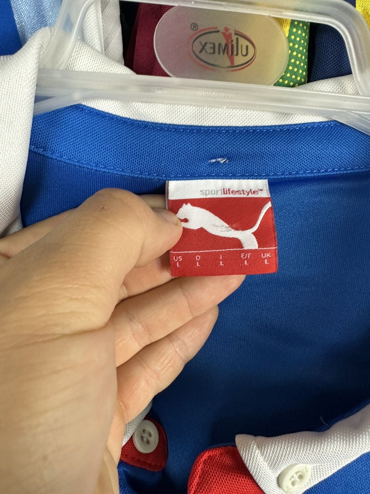 Puma PUMA GLASGOW RANGERS 2014 2015 FOOTBALL SHIRT SOCCER JERSEY Size US L / EU 52-54 / 3 - 5 Thumbnail