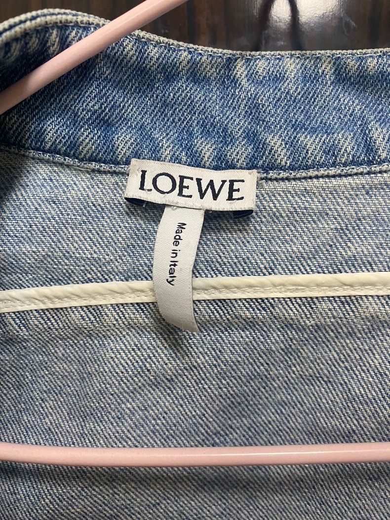 Loewe LOEWE Skewed denim jacket Size S / US 4 / IT 40 - 2 Thumbnail