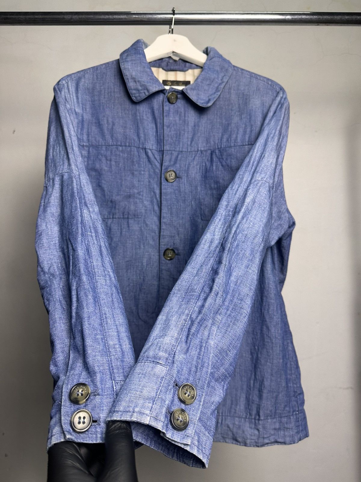 Loro Piana Loro Piana Cotton Boxy Overshirt Jacket Size US S / EU 44-46 / 1 - 6 Thumbnail