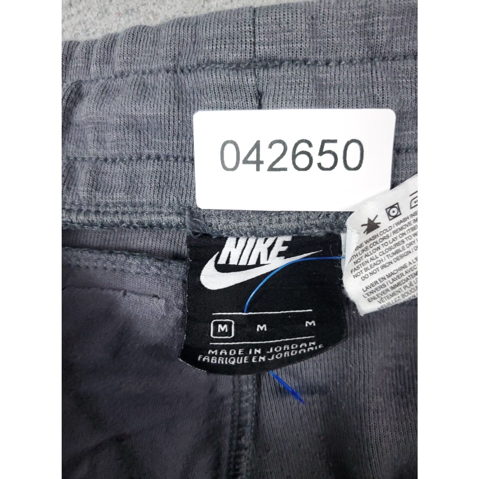 Nike Nike Pants Mens Medium Gray Swoosh Track Joggers Sweatpants Size US 31 - 7 Thumbnail