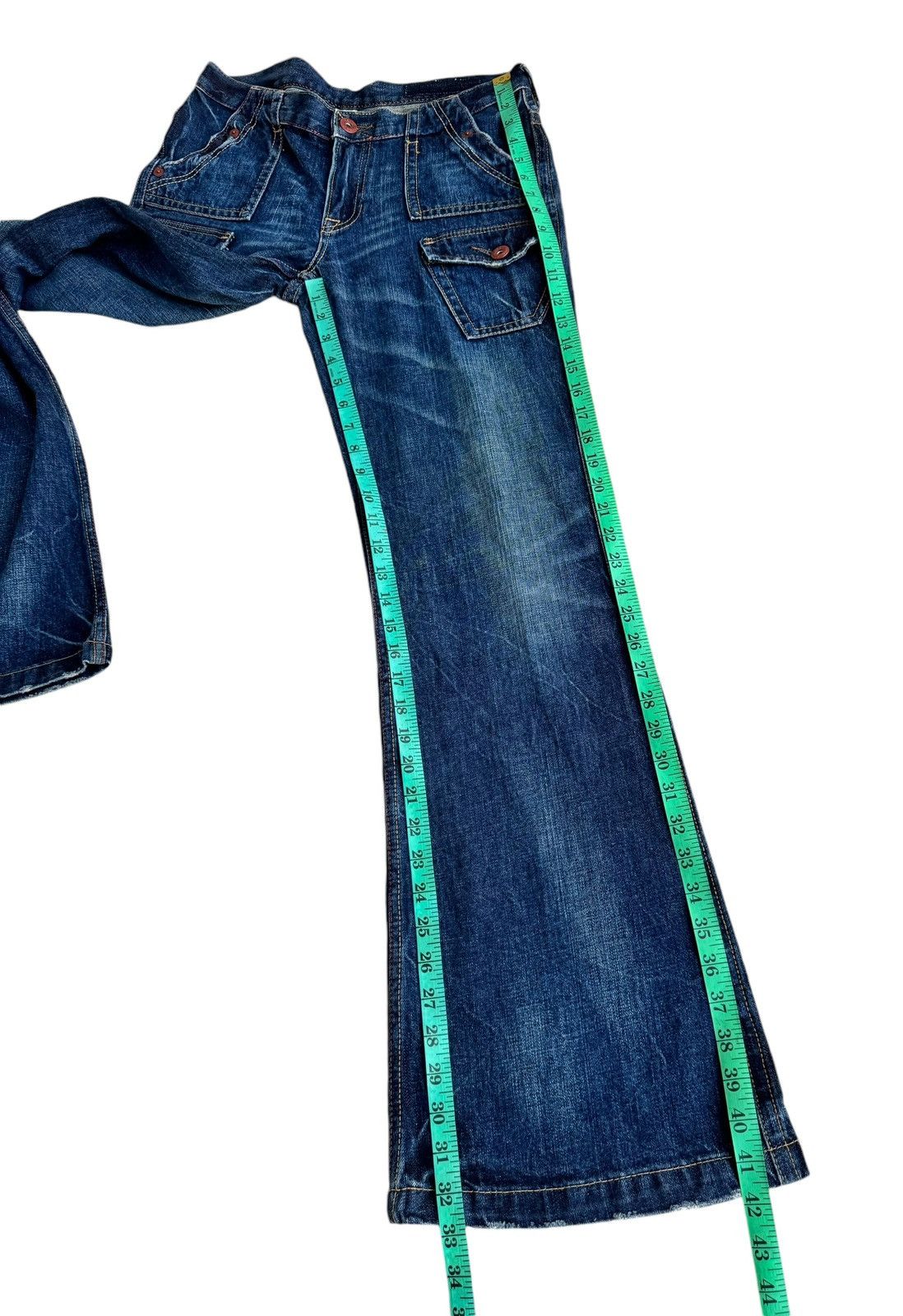Japanese Brand ⚡️Vintage Japanese Brand Brappers Super Flare Jeans Size US 31 - 17 Thumbnail