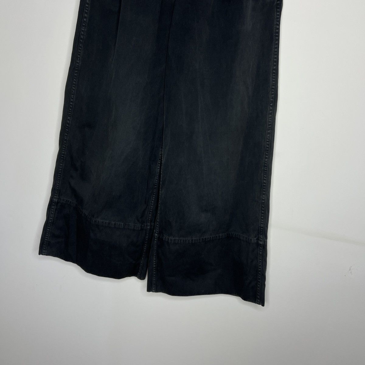 Designer × SOFIE D'HOORE × Vintage Vintage Black Baggy Trousers Size 26" / US 2 / IT 38 - 2 Thumbnail