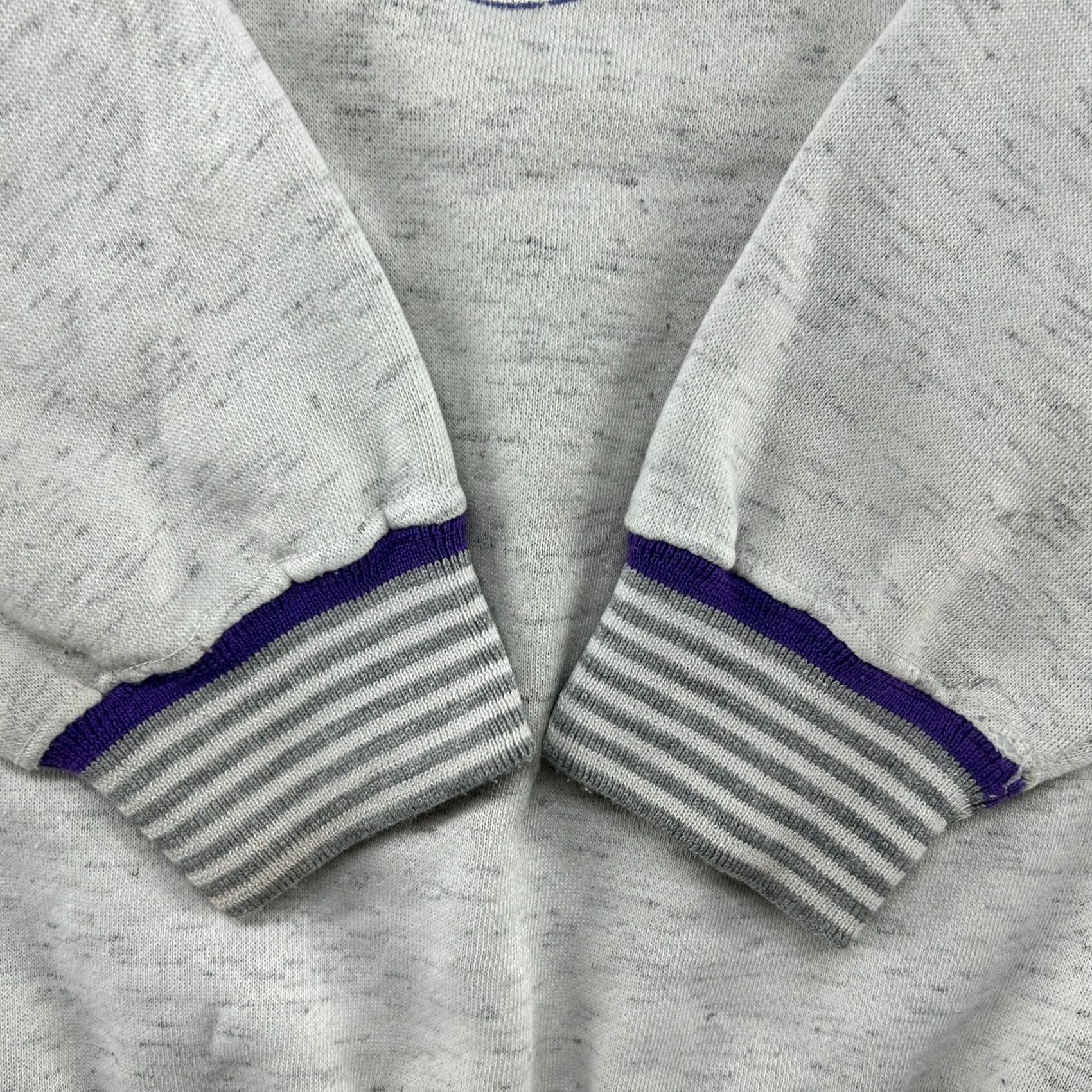 Vintage VINTAGE Gear For Sports Sweatshirt Mens S Gray Fleece Pullover Striped Inside Passage 90s Sweatshirt Pullover Mens S Gray 90s Size US S / EU 44-46 / 1 - 3 Thumbnail