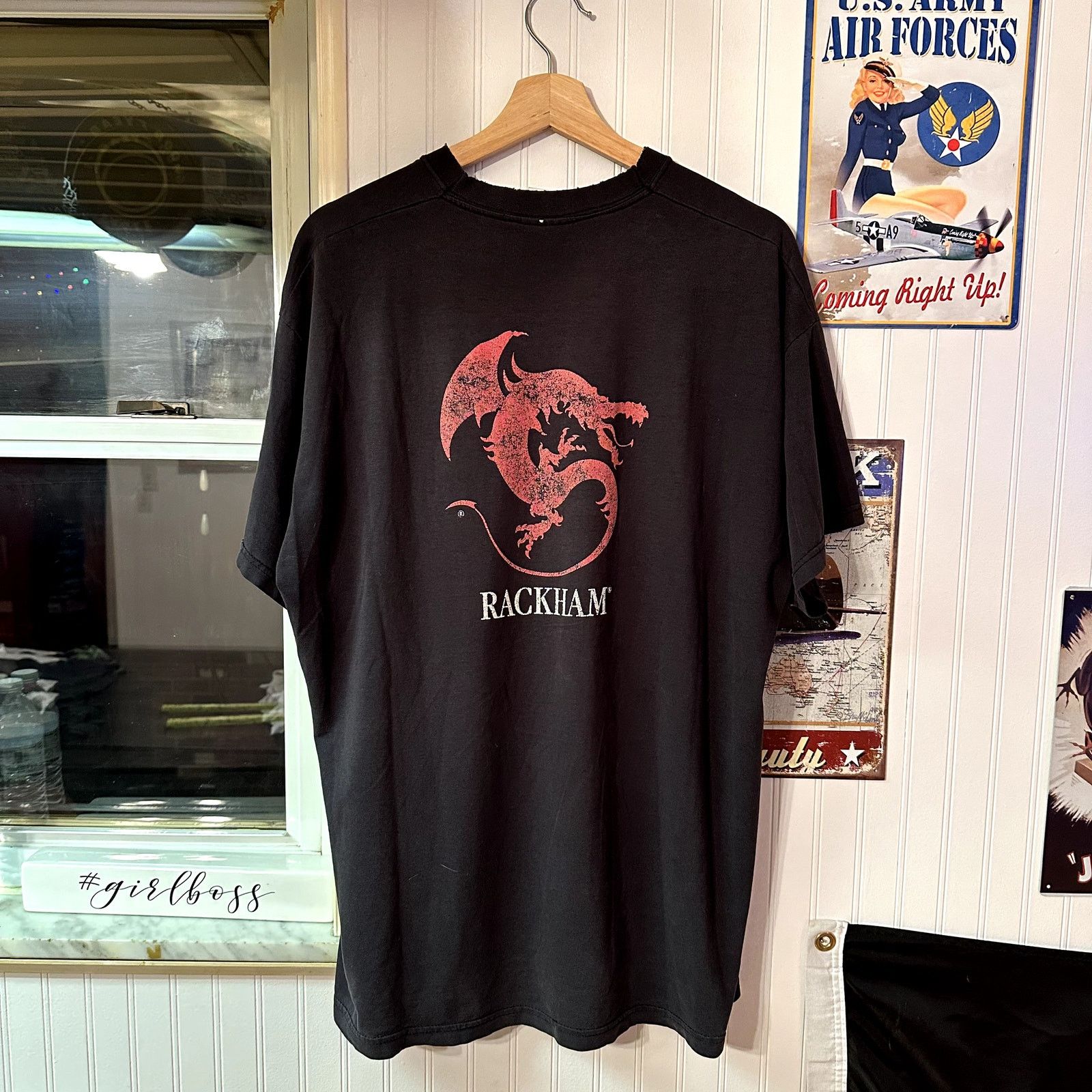 Fruit Of The Loom Vintage Faded Rackham Confrontation Board Game PROMO ShirtXL Size US XL / EU 56 / 4 - 2 Thumbnail