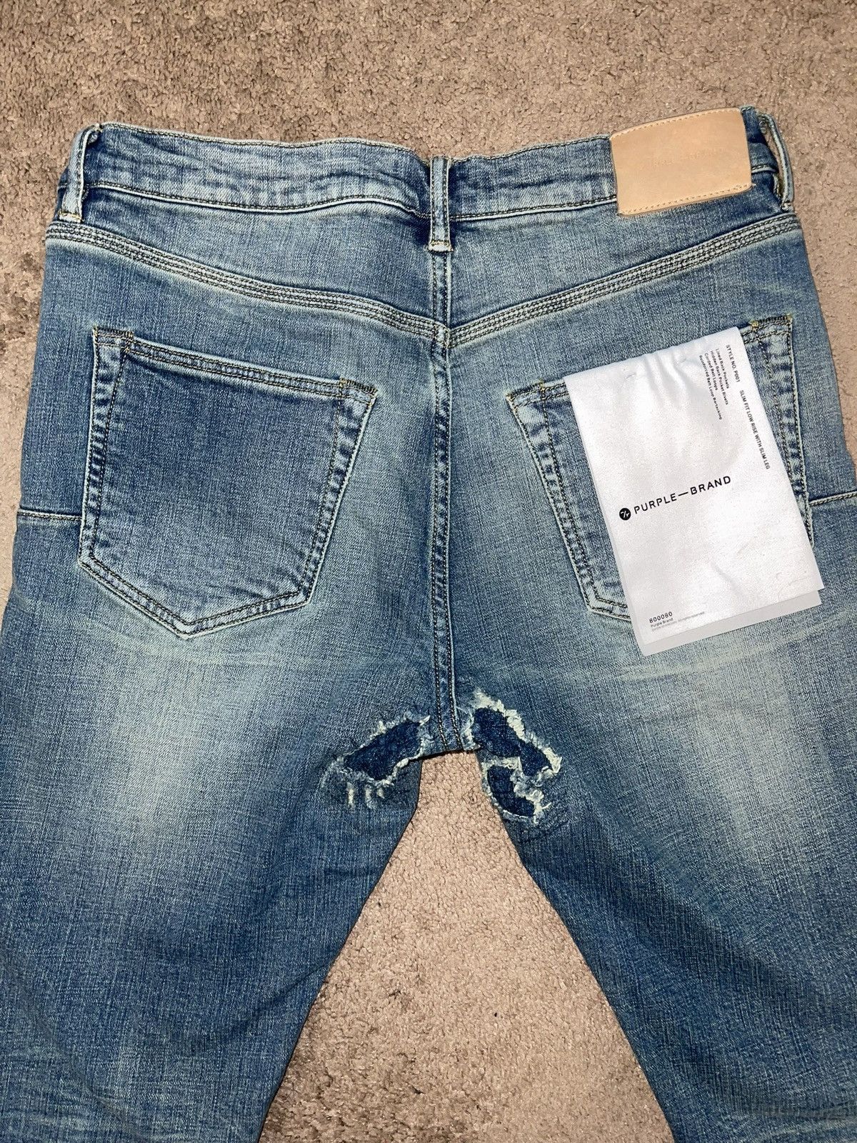 Purple Brand Purple Brand P001 Mid Indigo Size US 32 / EU 48 - 6 Thumbnail