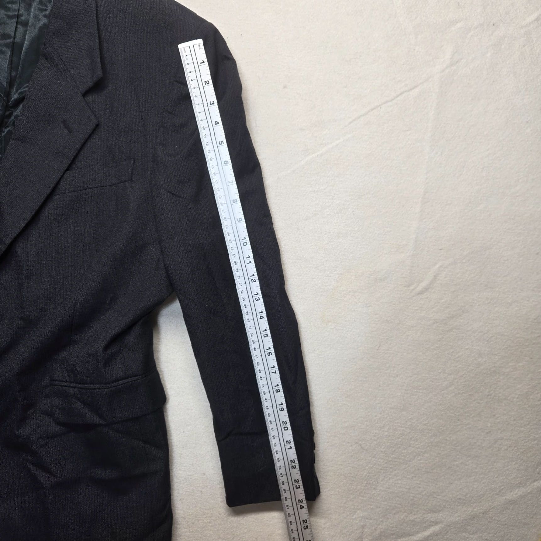 Vintage VINTAGE Kilburne and Finch Blazer Jacket Coat Black 2 Button Adult Men's Size 46R Size 46R - 5 Thumbnail