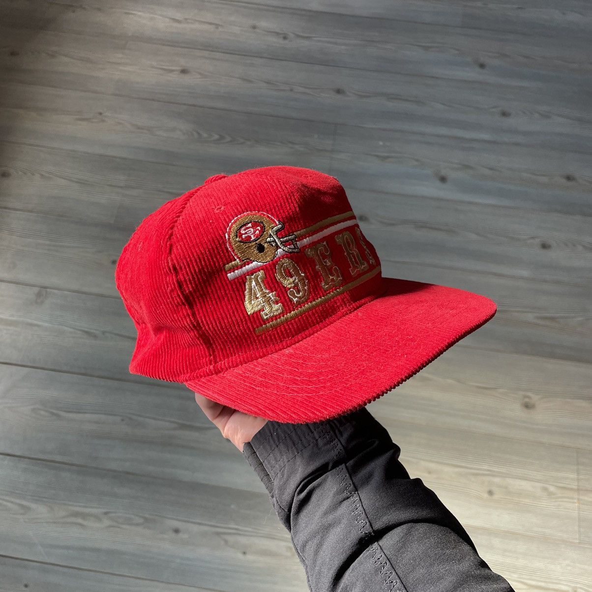 NFL Vintage San Francisco 49ers Starter Corduroy Cap Size ONE SIZE - 3 Thumbnail