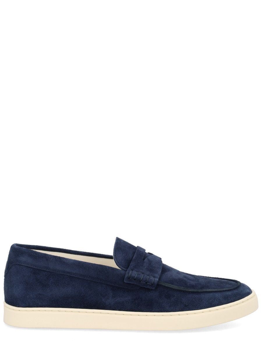 Brunello Cucinelli BRUNELLO CUCINELLI SUEDE LOAFER - BLUE (IT 40) Size US 7 / EU 40 - 1 Thumbnail
