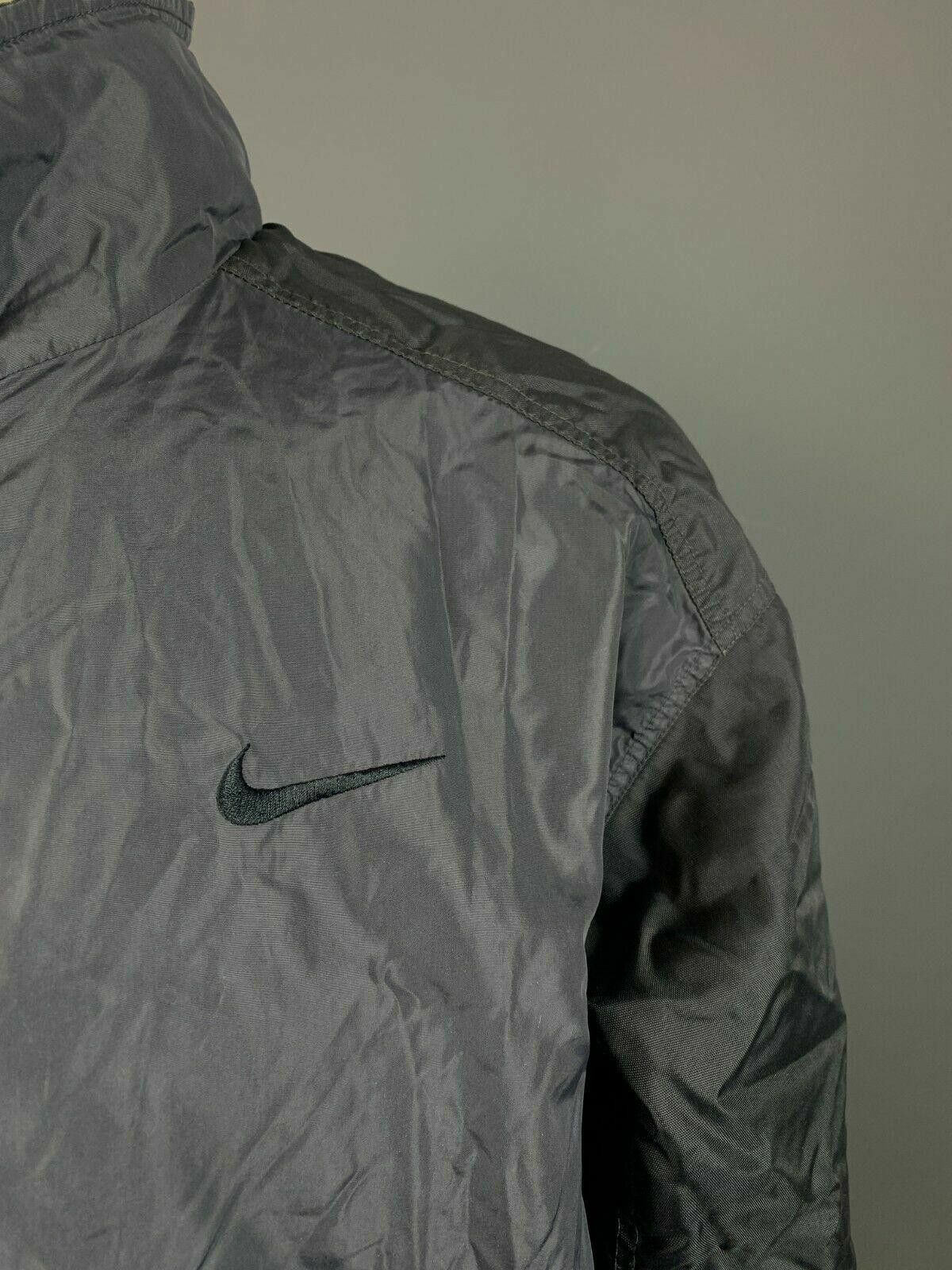 Nike Men Nike Vintage Black Full Zip Track Top Jacket Size L Size L / US 10 / IT 46 - 5 Thumbnail