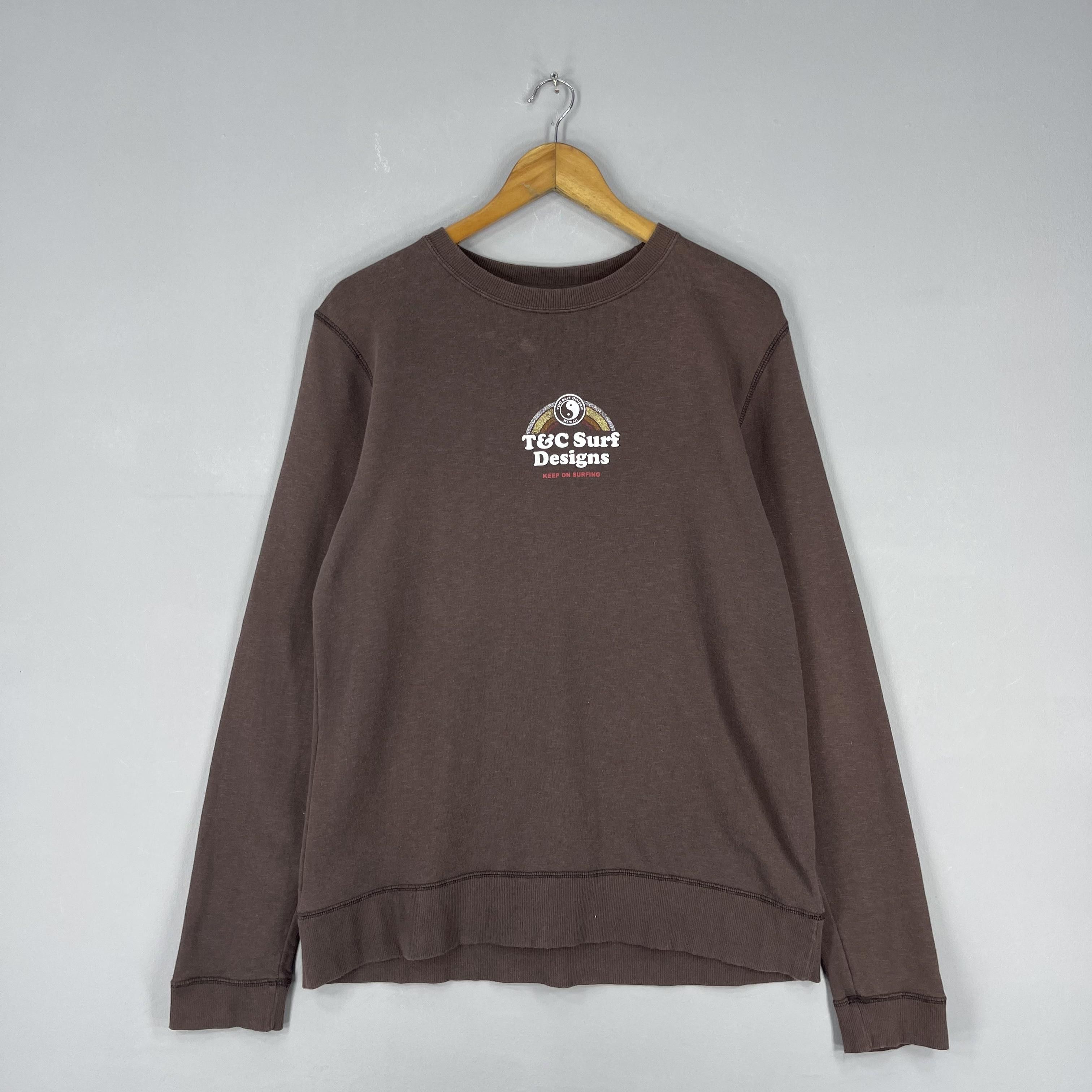 Vintage Vintage Town And Country Surf Back Hit Sweatshirt Size M / US 6-8 / IT 42-44 - 6 Thumbnail