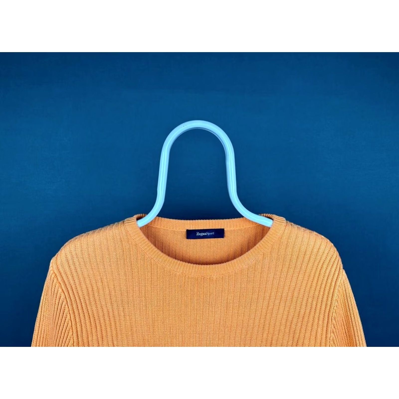 Vintage Zegna Sport Knit Sweater Size Small Orange Men’s Size US S / EU 44-46 / 1 - 3 Thumbnail