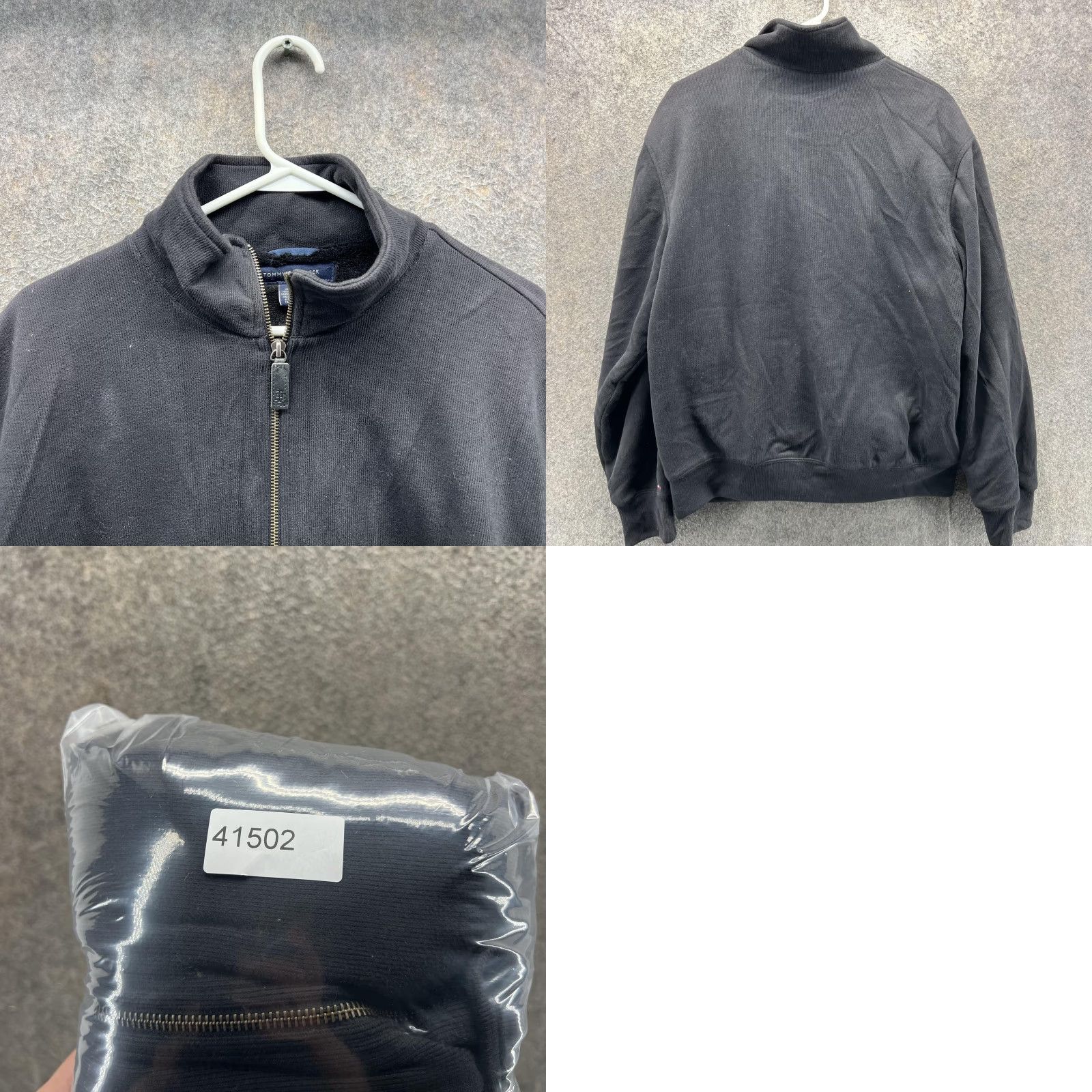 Tommy Hilfiger Tommy Hilfiger Jacket Mens Medium Black Fleece Lined Bomber Full Zip Casual Size US M / EU 48-50 / 2 - 8 Thumbnail