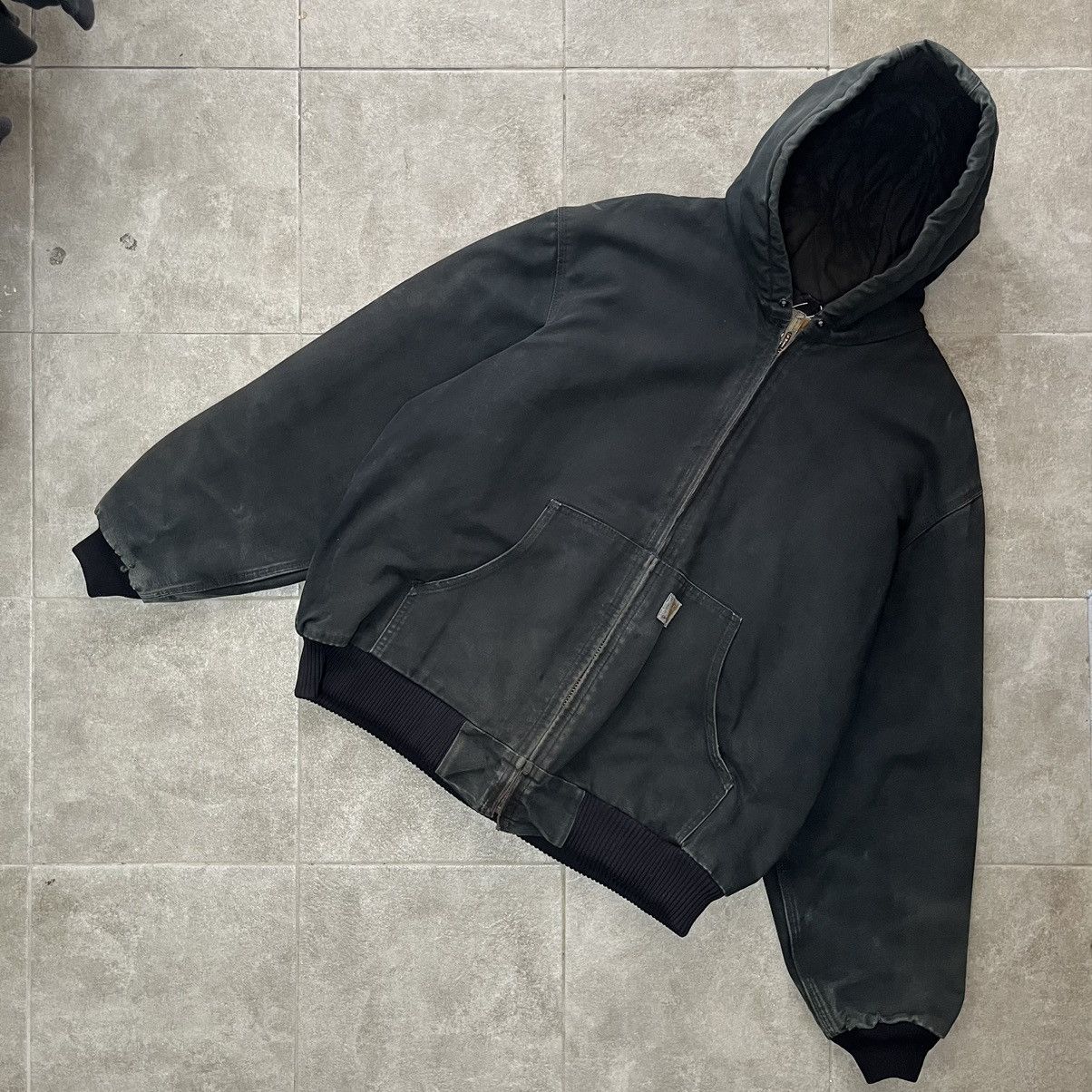 image of Carhartt Active Jacket in Faded Black, Men's (Size XL)