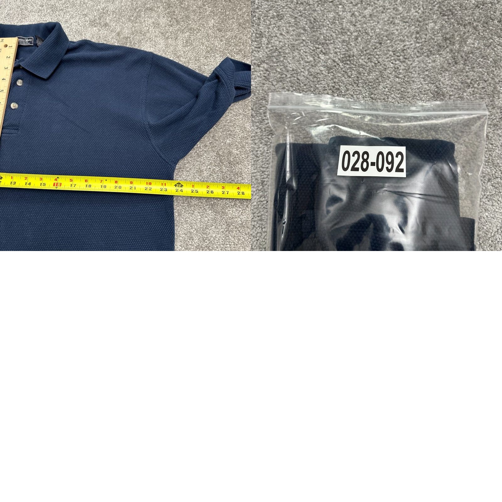 Vintage Winner Mate Polo Shirt Mens Large Blue Short Sleeve Cotton Blend Casual Golf Activewear Size US L / EU 52-54 / 3 - 8 Thumbnail