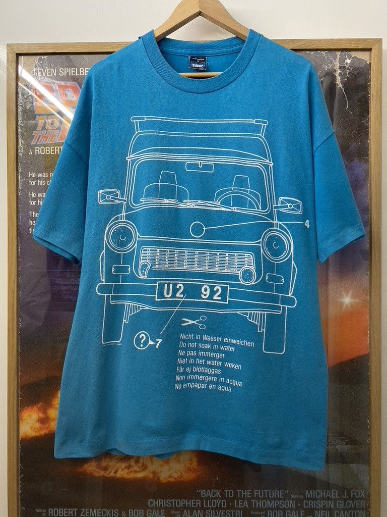 Band Tees 1992 Vintage U2 Zoo TV Tour Local Crew Band T Shirt Size US XL / EU 56 / 4 - 1 Thumbnail